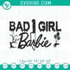 Bad Girl Barbie Halloween embroidery design with knife machine file for spooky crafts.