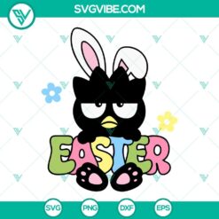 Cute Badtz Maru Bunny Easter and Hello Kitty Character SVG images for download. Japan Sanrio characters for crafts and designs.