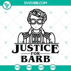 Barbara Holland Stranger Things SVG files PNG DXF EPS digital download, featuring a unique design inspired by the TV show.