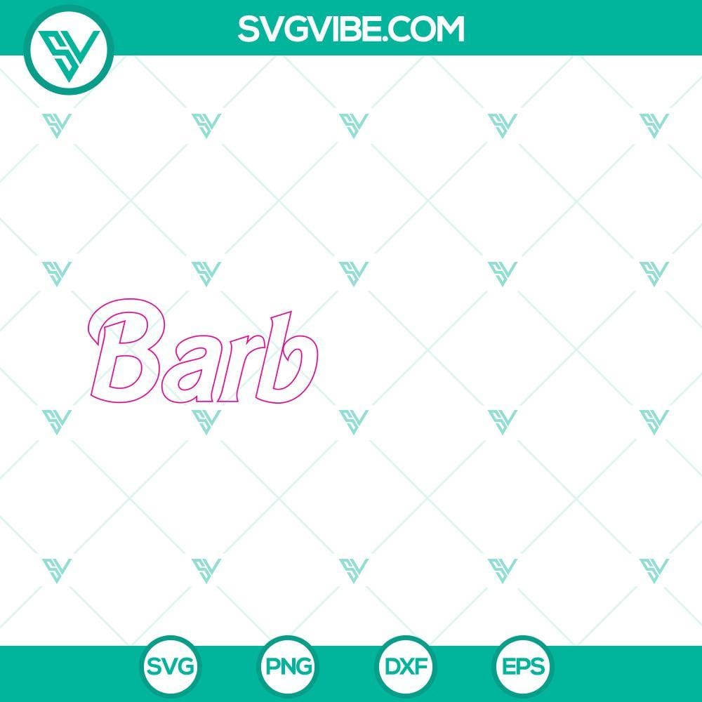 Barbenheimer SVG PNG DXF EPS Files Barbenheimer SVG, PNG, DXF, EPS bundle with various design files for digital crafting projects.
