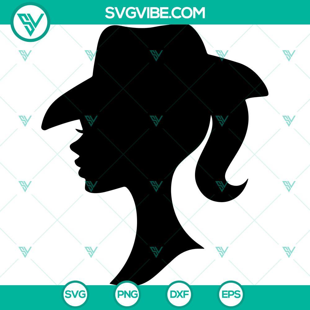 Barbie Doll Cowboy SVG PNG DXF EPS Barbie doll cowboy SVG download with PNG, DXF, EPS formats for crafting projects.
