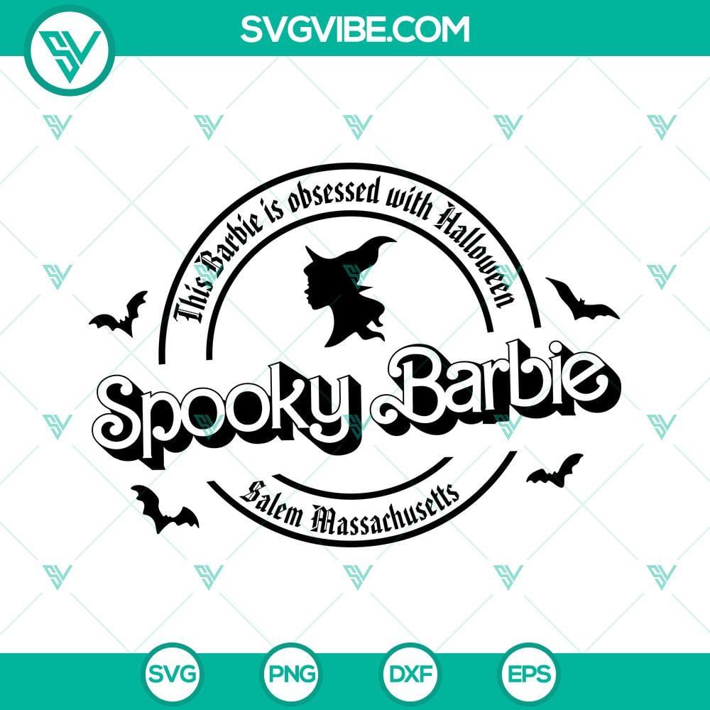 Barbie Halloween SVG Bundle, Spooky Barbie SVG, Gothic Barbie SVG PNG DXF EPS Barbie Halloween SVG File Bundle, Spooky Barbie SVG Images, Gothic Barbie SVG Images 2