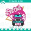 Barbie Jeep Car embroidery design file, perfect for trendy Barbie girl lovers. Ideal for machine embroidery.