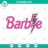 Barbie leopard lightning bolt SVG files for crafting, includes Barbie SVG images in PNG, DXF, and EPS formats.