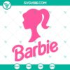 Barbie logo bundle & "Come On Barbie Let’s Go Party" SVG design in pink color scheme. Perfect for Barbie-themed digital projects.