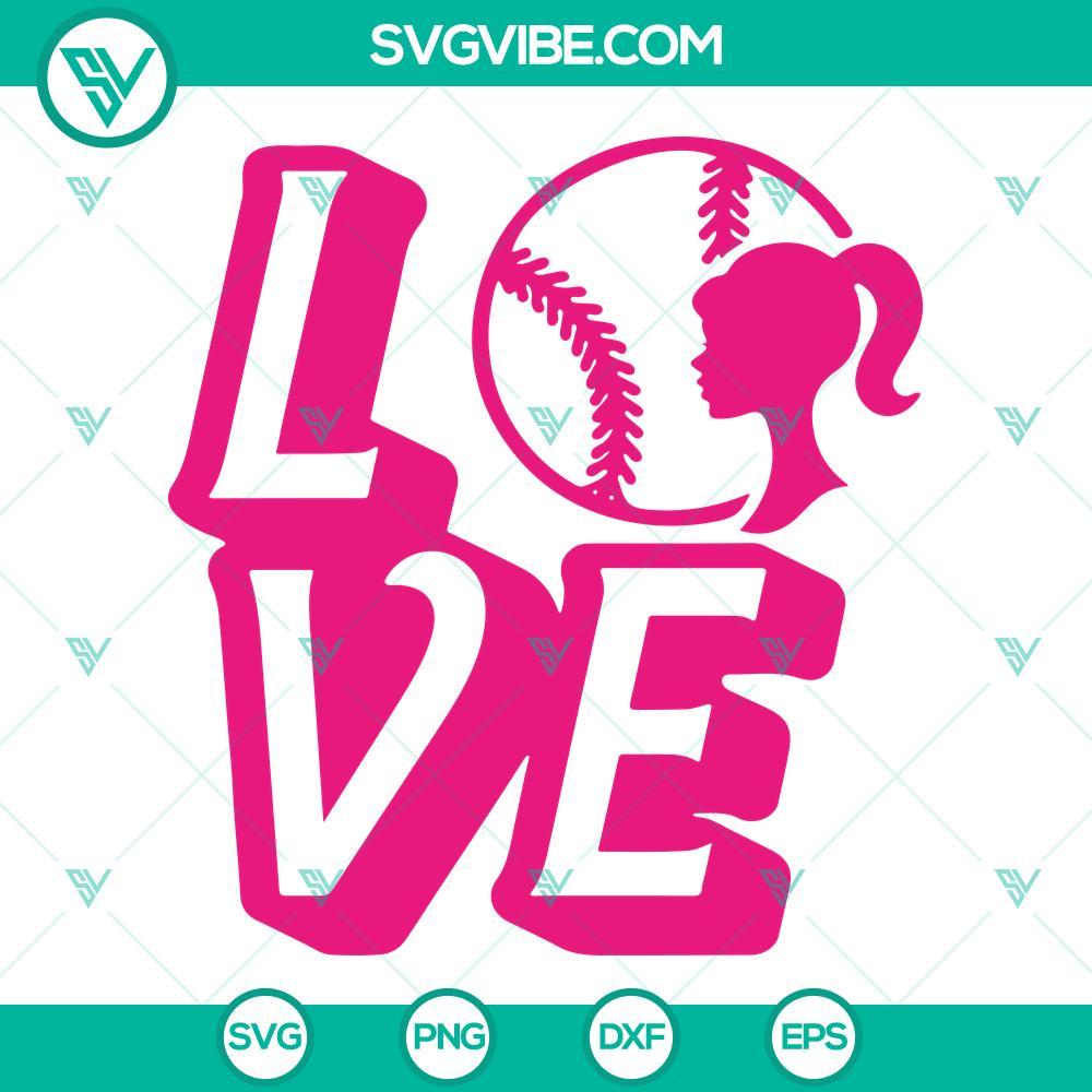 barbie-love-softball-svg-pink-doll-softball-svg-softball-girl-svg-png-dxf-eps-cut-files-3-mockup.jpg Barbie Love Softball SVG design featuring a pink doll playing softball. Softball girl graphic. Great for crafts and projects.