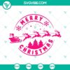 Barbie Merry Christmas SVG design file with PNG, DXF, EPS formats for crafting projects.