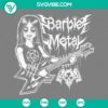 Barbie heavy metal rock SVG files for download, including PNG, EPS, and DXF formats. Ideal for crafting and creativity.