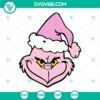 Barbie Pink Grinch Christmas SVG file with PNG, DXF, and EPS formats for crafting projects.