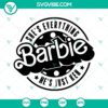 Barbie She’s Everything He’s Just Ken SVG File - Cute Barbie and Ken Couple Design, Perfect for Crafts and Projects
