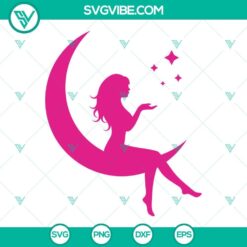 Barbie SVG Files Bundle, Barbie Princess SVG Images, Pink Doll Girl SVG Images PNG 7