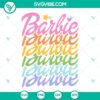Barbie doll themed SVG cut files for download in pink and girl designs, PNG DXF EPS formats.
