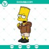 Bart Simpson SVG image, The Simpsons vector clipart with Bart Simpson, ideal for digital projects.