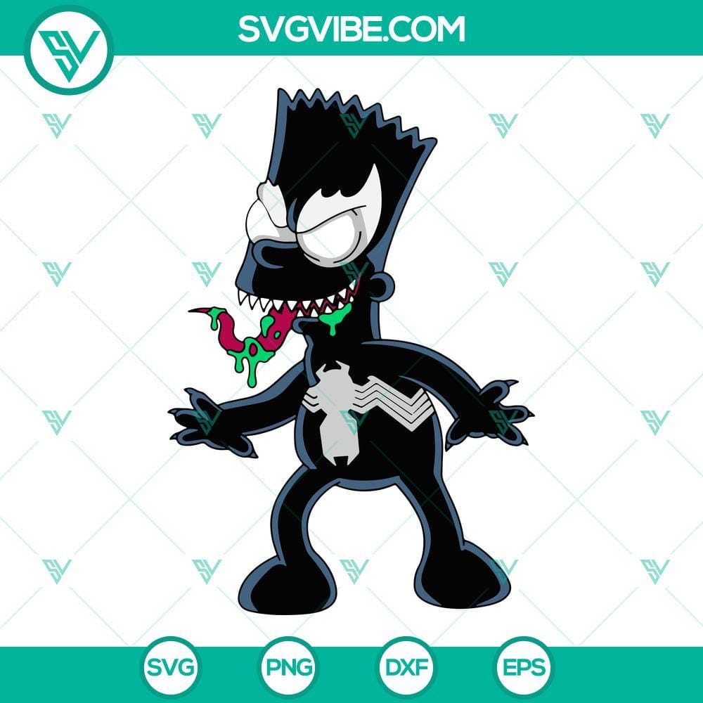 bart-simpson-venom-svg-the-simpsons-svg-venom-svg-silhouette-bart-simpson-vector-clipart-6-mockup.jpg Bart Simpson as Venom SVG design for download, The Simpsons themed Venom SVG file for Silhouette cutting machines.