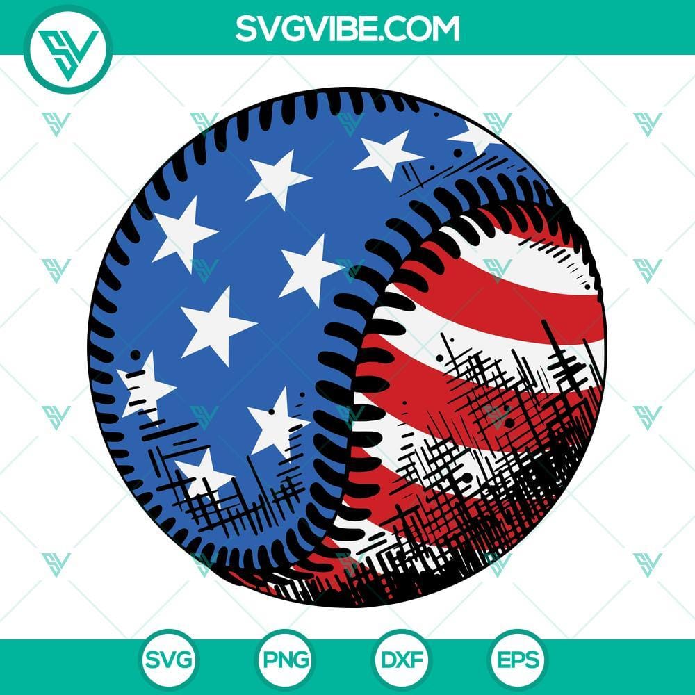 baseball-american-flag-svg-4th-of-july-baseball-patriotic-svg-distressed-usa-baseball-flag-svg-10-mockup.jpg Baseball-themed American flag SVG for 4th of July celebrations, perfect for patriotic designs.