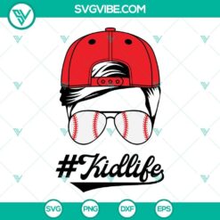 Baseball family SVG bundle with baseball mom designs, perfect for DIY crafts and shirts.