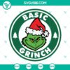 Grinch Starbucks and basic Grinch bundle SVG downloads, perfect for holiday crafting projects.