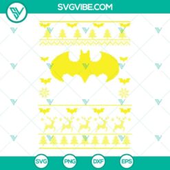 Batman Merry Christmas SVG Files, Batman Ugly Christmas Design SVG Download 2