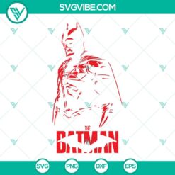 Batman SVG files with PNG, DXF, EPS formats. High-quality vector clipart of Batman, perfect for crafting projects.