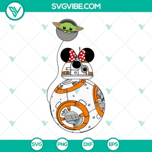 BB8 R2D2 Star Wars SVG bundle with Disney Star Wars Valentines elements for crafting and vinyl cutting projects.