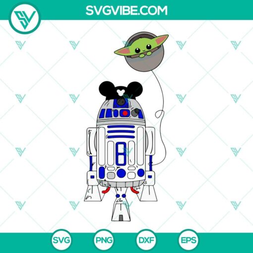 BB8 R2D2 Star Wars SVG Files Bundle, Disney Star Wars Valentines With 1