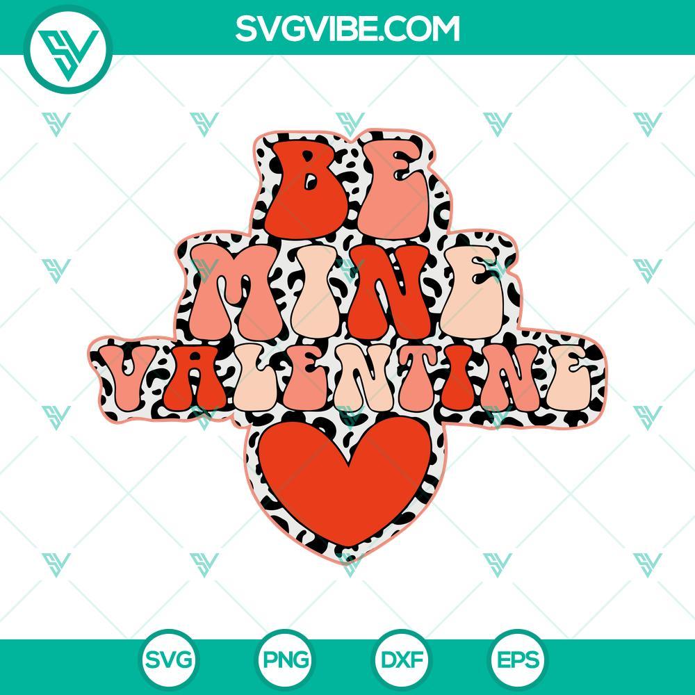 Be Mine Leopard SVG, Hearts SVG, Valentine’s Day Retro SVG PNG DXF EPS Be Mine Leopard SVG with Hearts for Valentine’s Day Retro Designs, PNG format.