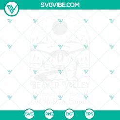 Beaver Valley SVG images with a charming nature-inspired design, perfect for crafts, showcasing love for beavers.