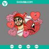 Bebesota Bad Bunny Heart Concha SVG Images for Valentines. Valentine SVG Files PNG EPS DXF File.