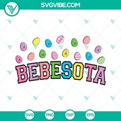 Easter Baby Benito SVG File, Bad Bunny design for Bebesota Easter, ideal for SVG download.