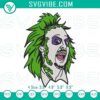 Beetlejuice embroidery files for Halloween movie machine design, spooky and iconic design for Halloween crafting.