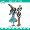 Beetlejuice embroidery files with "Never Trust The Living" Halloween pattern, spooky design for crafts and decorations.