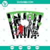Beetlejuice Lydia Deetz full wrap design for 24oz Starbucks cold cup SVG download, ideal for customizing drinkware.