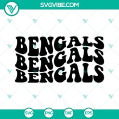 Bengals SVG bundle and mascot design for fans. High-quality Bengals SVG images for download. Ideal for merchandise and crafts.