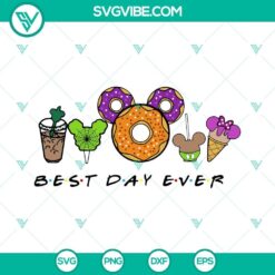 Best Day Ever Halloween SVG images with Carnival Food and Disney Halloween designs for digital use.