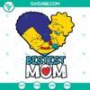 Simpson Best Mom SVG images for Mother’s Day in PNG, DXF, EPS formats - perfect for crafting projects.