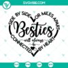 Besties SVG Cut File for Cricut with Heart Design on Shirt, Perfect for Friendship Shirts and Projects.