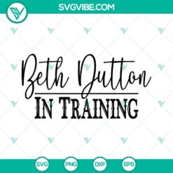 Beth Dutton in training SVG files featuring designs inspired by Yellowstone's character. Unique and trendy Yellowstone SVG images.