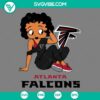 Betty Boop Atlanta Falcons football-themed SVG, PNG, DXF, EPS files for sports fans.