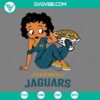 Betty Boop Jacksonville Jaguars football-themed SVG image for download in PNG, DXF, and EPS file formats. Great for DIY projects.