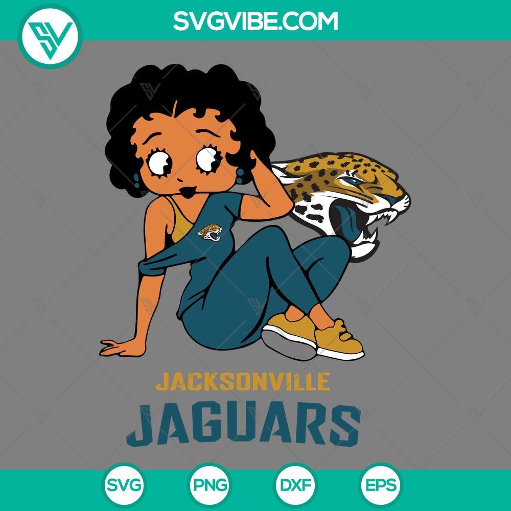 Betty Boop Jacksonville Jaguars Football SVG PNG DXF EPS Files Betty Boop Jacksonville Jaguars football-themed SVG image for download in PNG, DXF, and EPS file formats. Great for DIY projects.