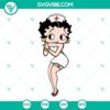 Funny Betty Boop Nurse Life cartoon SVG featuring various nurse-themed elements for download in PNG format.