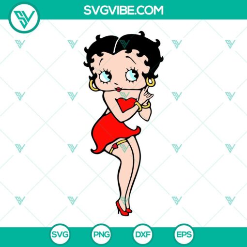 Betty Boop SVG Images Bundle, Betty Boop SVG Images, Cartoon Character SVG Images PNG 2
