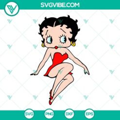 Betty Boop SVG Images Bundle, Betty Boop SVG Image, Cartoon Character SVG Files PNG 6