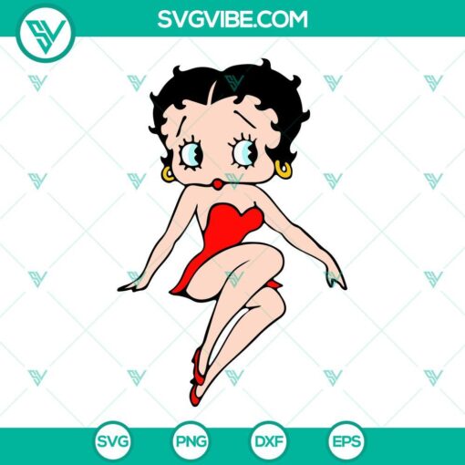 Betty Boop SVG Images Bundle, Betty Boop SVG Images, Cartoon Character SVG Images PNG 3