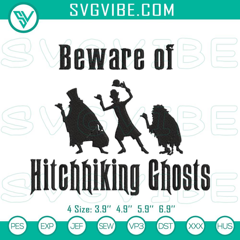 beware-of-hitch-hiking-ghosts-embroidery-designs-the-haunted-mansion-ghosts-embroidery-files-mockup.jpg Hitchhiking Ghosts embroidered design inspired by Haunted Mansion. Ideal for Halloween crafts.