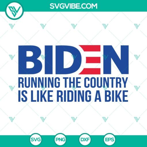SVG download of Joe Biden riding, symbolizing him leading the country. Ideal for political designs.