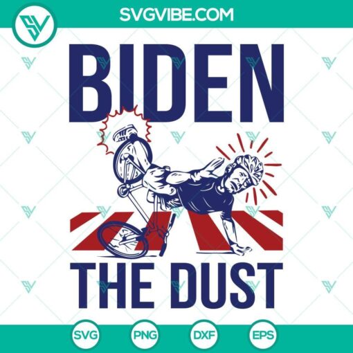 Biden falling off bike design SVG download, humorous riding a bike SVG file, political meme graphic.