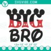 Big Bro Mickey Mouse machine embroidery design for Disney fans. Cute and perfect for brother-themed projects.