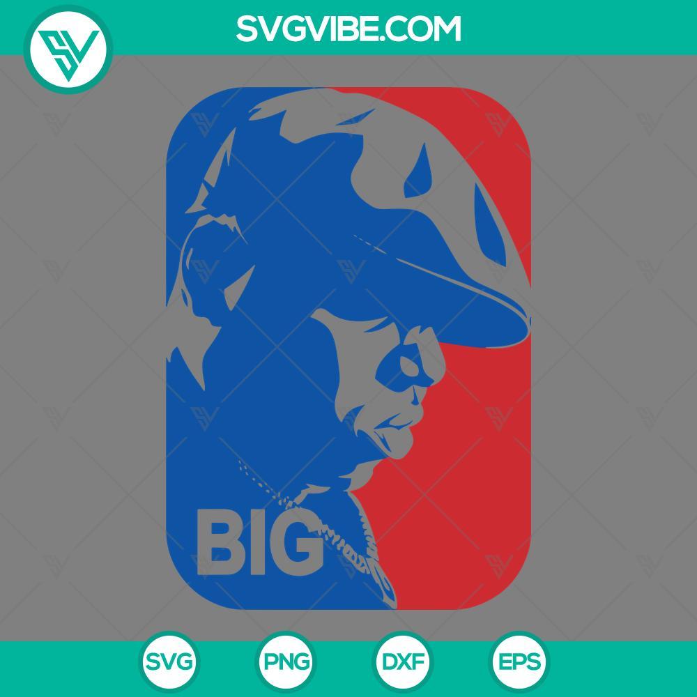 Big NBA Logo SVG, The Notorious B.I.G Rapper SVG PNG EPS DXF File Big NBA logo SVG with Notorious B.I.G rapper design in PNG, EPS, and DXF files. Ideal for basketball and hip hop fans.