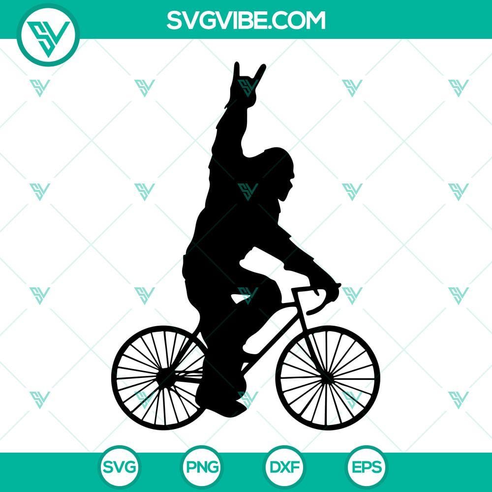 bigfoot-riding-a-bike-svg-sasquatch-rocking-hand-sign-svg-bigfoot-svg-png-dxf-eps-10-mockup.jpg Bigfoot riding a bike and making a hand sign in a Sasquatch SVG image download. Fun and unique design for digital projects.